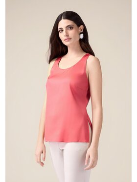 Oltre Oltre Bluzka 2451J000675N022 Czerwony Regular Fit