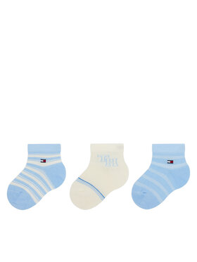 Tommy Hilfiger Tommy Hilfiger Набір 3 пар низьких дитячих шкарпеток 701236342 Голубий