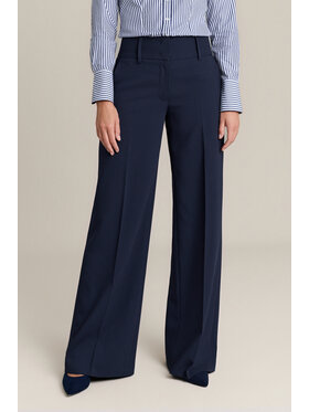 Lancerto Lancerto Spodnie materiałowe Leda SP073126000016 Granatowy Wide Leg