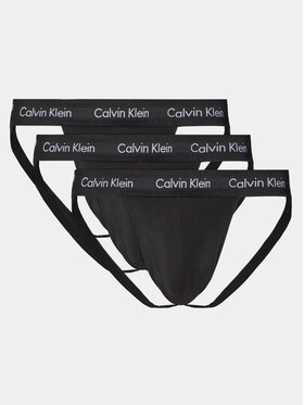 Calvin Klein Underwear Calvin Klein Underwear Komplet od 3 para gaćica Jock Strap  000NB3363A Crna