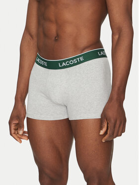 Lacoste Lacoste Set 3 perechi de boxeri 5H1297 Gri