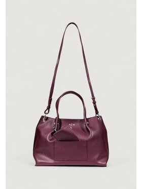 Armani Exchange Armani Exchange Torba SHOPPING BAG Bordowy