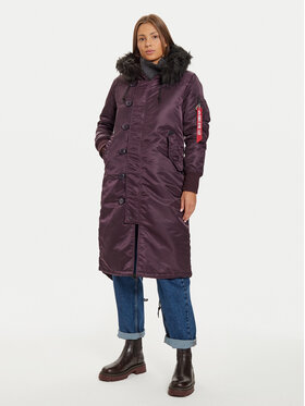 Alpha Industries Alpha Industries Striukė 198013 Violetinė Regular Fit