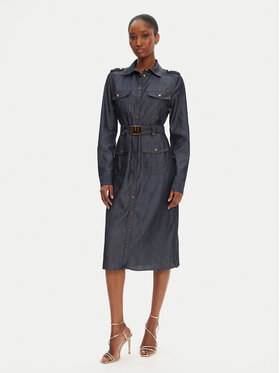 Guess Guess Kleid für den Alltag 5GGK05 7295A Dunkelblau Regular Fit
