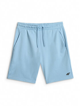 4F 4F Szorty sportowe BASIC+ Niebieski jasny Regular Fit