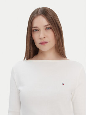 Tommy Hilfiger Tommy Hilfiger Μπλουζάκι New Cody WW0WW40589 Εκρού Slim Fit