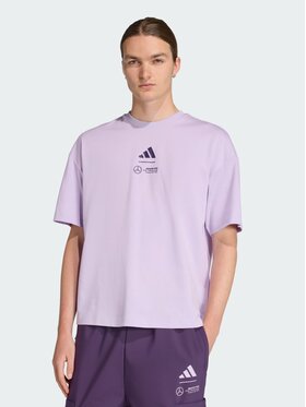 adidas adidas T-Shirt 147517 Fioletowy Loose Fit