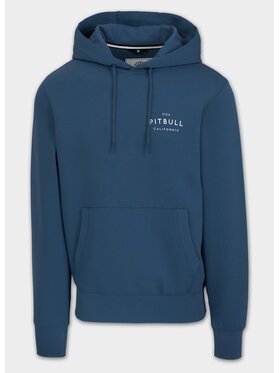 PITBULL PITBULL Bluza Bluza męska z kapturem SAMPSON S Niebieski Regular Fit