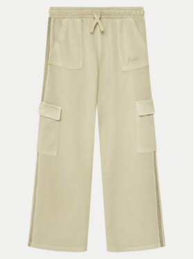 Guess Guess Stoffhose J5RQ14 KAD74 Grün Regular Fit