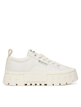 Tommy Jeans Tommy Jeans Sportcipők Tjw Flatform Chunky Sneaker EN0EN03036 Ekru