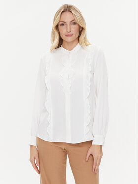 Marella Marella Blusa Aguzze 2331160536200 Écru Regular Fit