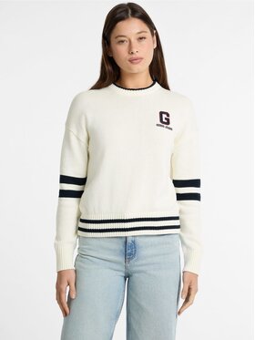 Guess Jeans Guess Jeans Sweter 174449 Beżowy Classic Fit