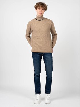 Pepe Jeans Pepe Jeans Sweter PM702254 | Mario Beżowy Regular Fit