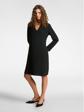 Elena Mirò Elena Mirò Sukienka codzienna 7430P000234N033 Czarny A-Line Fit