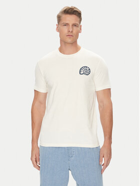 Mustang Mustang T-shirt Austin 1016489 Écru Regular Fit