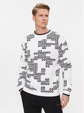 Hugo Hugo Bluză 50510989 Alb Relaxed Fit
