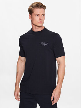 KARL LAGERFELD KARL LAGERFELD T-Shirt 755024 532221 Granatowy Regular Fit