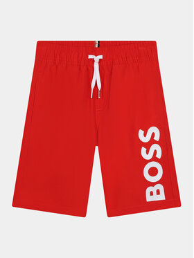 BOSS Boss Badeshorts J50662 D Rot Regular Fit