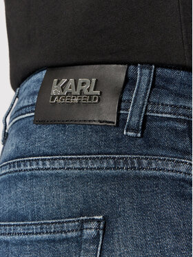 KARL LAGERFELD Jeans Hlače 265840 500899 Mornarsko Modra Regular Fit