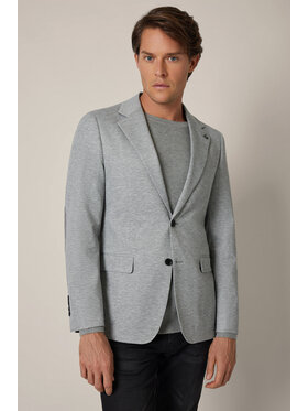 Lancerto Lancerto Marynarka Salford MA131225000026 Szary Slim Fit