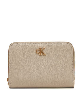 Calvin Klein Calvin Klein Μικρό Πορτοφόλι Γυναικείο Minimal Monogrm Lthr Med Flap Zi LV04F1064G Καφέ