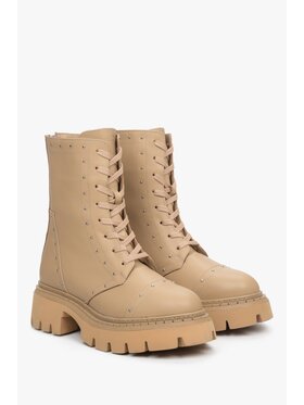 Estro Estro Botki ER00114047 Beżowy