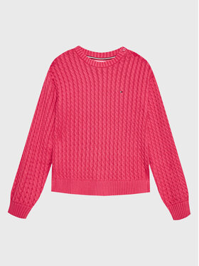 Tommy Hilfiger Tommy Hilfiger Maglione KG0KG07106 M Rosa Regular Fit
