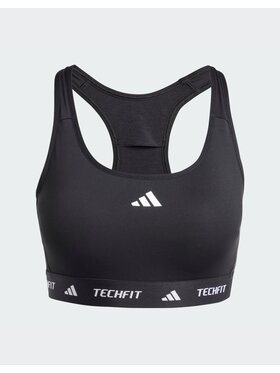 adidas adidas Biustonosz sportowy TECHFIT Czarny