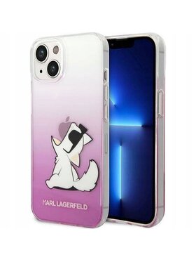 KARL LAGERFELD KARL LAGERFELD Etui na telefon Choupette Fun Różowe złocenie