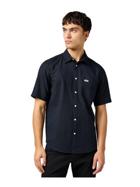 Wrangler Wrangler Koszula 112362729 Czarny Regular Fit