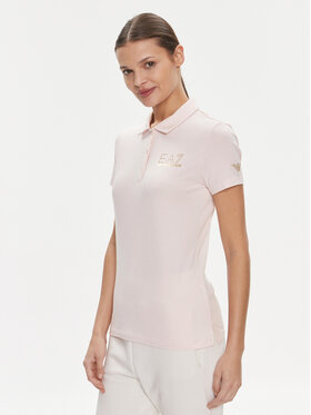EA7 Emporio Armani EA7 Emporio Armani Polokošile 3DTF02 TJDQZ 1422 Růžová Regular Fit