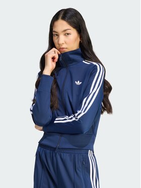adidas adidas Bluza Firebird Classic Niebieski jasny Slim Fit