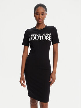 Versace Jeans Couture Versace Jeans Couture Sukienka codzienna 79HAOE05 CJ02E Czarny Slim Fit