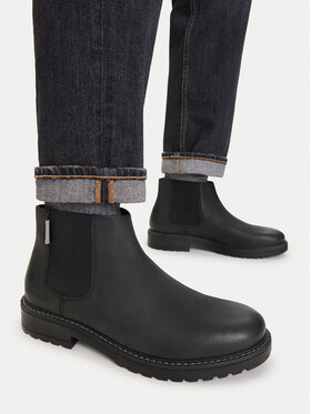 Guess Jeans Guess Jeans Členková obuv s elastickým prvkom CEO-ARMY-23 MI08 Čierna