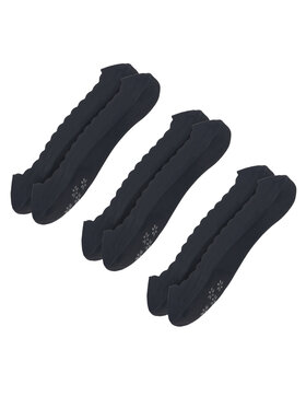 Jenny Fairy Jenny Fairy Set de 3 perechi de șosete scurte de damă 4WB-001-AW23 (3-pack) Negru