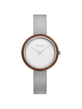 Obaku Obaku Zegarek V245LXCIMC Srebrny
