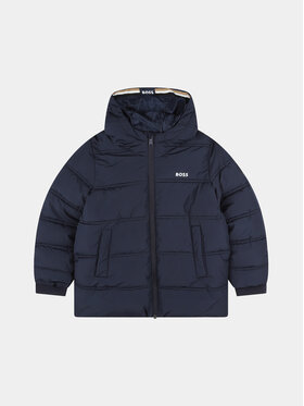 Boss Boss Pūkinė striukė J26518 D Tamsiai mėlyna Regular Fit