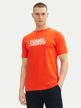 KARL LAGERFELD KARL LAGERFELD Tricou 755087 552235 Roșu Regular Fit