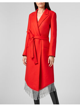 PHILIPP PLEIN PHILIPP PLEIN Cappotto invernale 11429 Rosso Loose Fit