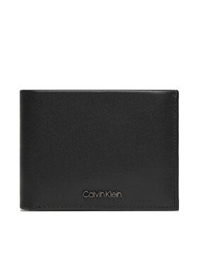 Calvin Klein Calvin Klein Duży Portfel Męski Ck Set Trifold 10Cc W/Coin K50K511269 Czarny