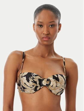 Selmark Selmark Bikini partea de sus BO316 Negru