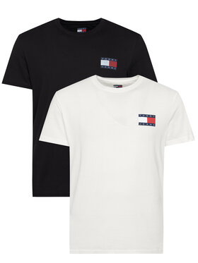 Tommy Jeans Tommy Jeans Komplet 2 t-shirtów Ess Flag DM0DM22143 Kolorowy Slim Fit