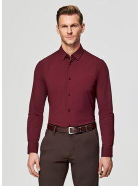 Pako Lorente Pako Lorente Koszula P26SF-1X-010 Bordowy Slim Fit