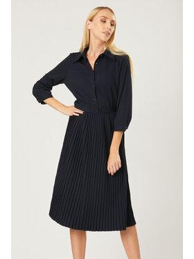QUIOSQUE QUIOSQUE Každodenné šaty SCUPLEAT DRESS Tmavomodrá Regular Fit