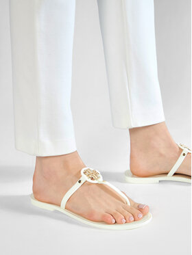 Tory Burch Japanke Mini Miller Flat Thong 51148678 Bijela