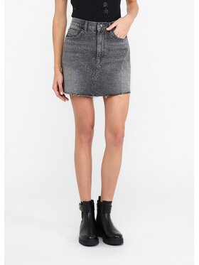 Liu Jo Liu Jo Spódnica mini UF5096D502088281 Szary Regular Fit