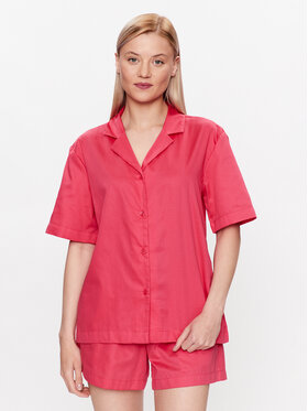 Seidensticker Seidensticker Пижама Oversized Pajama Short Set Розов Loose Fit