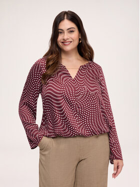 Fiorella Rubino Fiorella Rubino Bluzka 2146T002533N0Z6 Brązowy Regular Fit