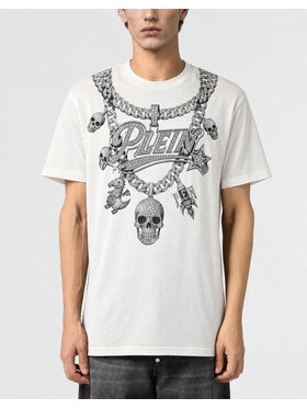 PHILIPP PLEIN PHILIPP PLEIN T-Shirt 31293 Biały Regular Fit