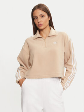 adidas adidas Fliso džemperis Polar Fleece 1/2 Zip IY7267 Smėlio Loose Fit